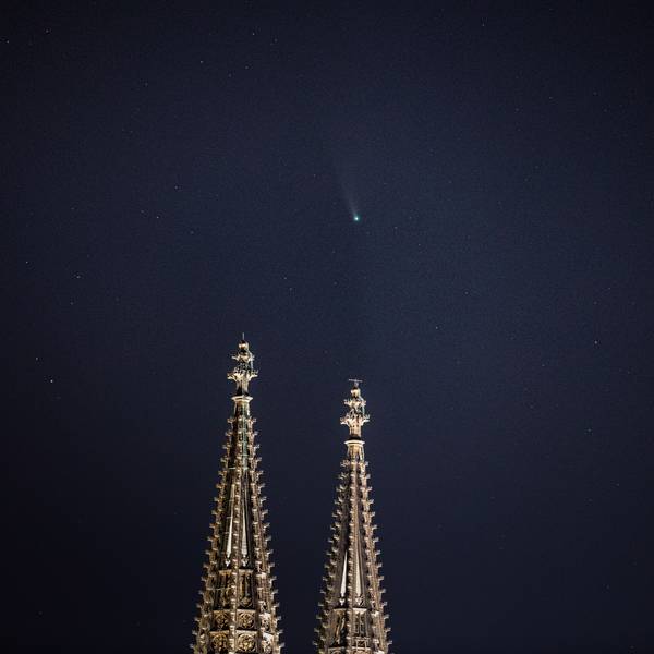 Die Spitzen des Kölner Doms.