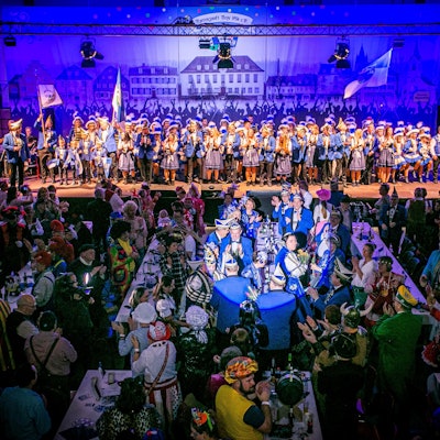 Sitzung der Narrenzunft Neye in der Mühlenberghalle.