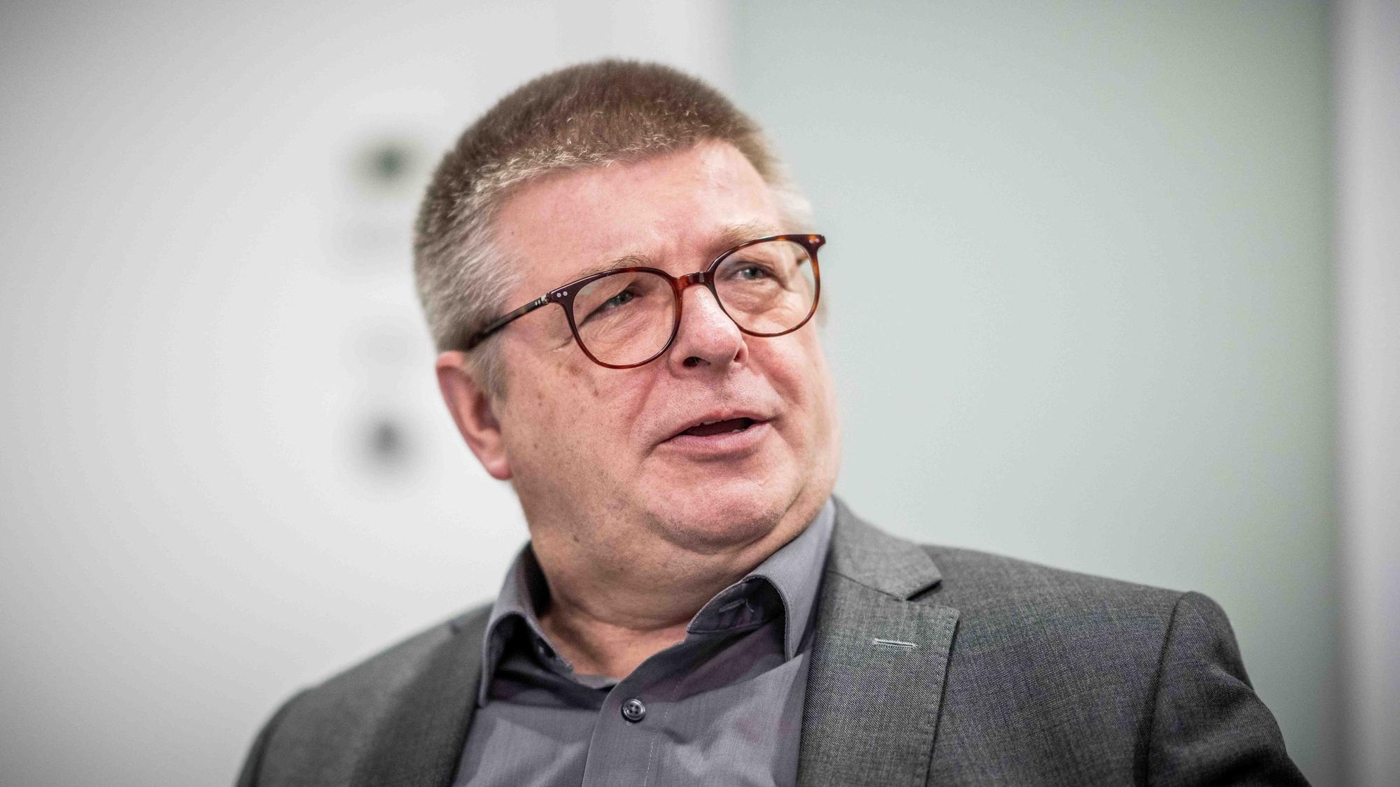 Thomas Haldenwang, Präsident des Bundesamtes für Verfassungsschutz (BfV), aufgenommen bei einem Interview mit der Deutschen Presse-Agentur.