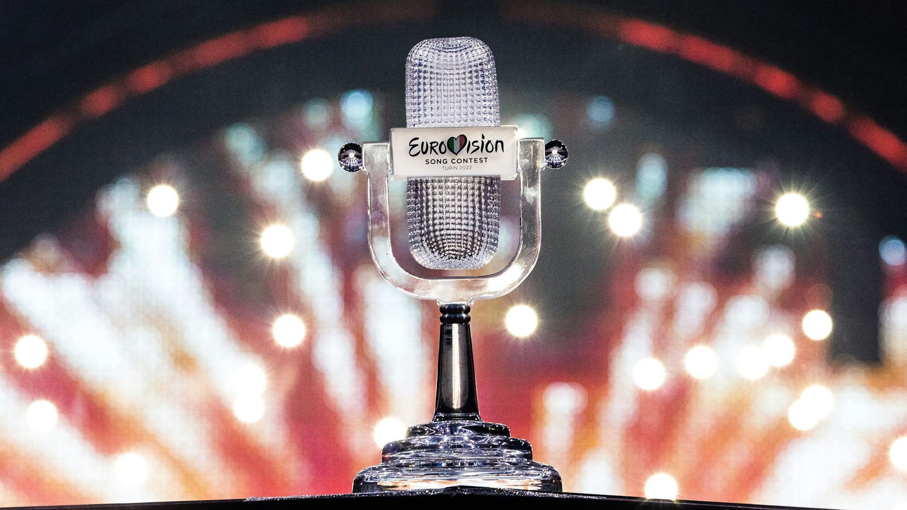 Die Trophäe des Eurovision Song Contest 2022
