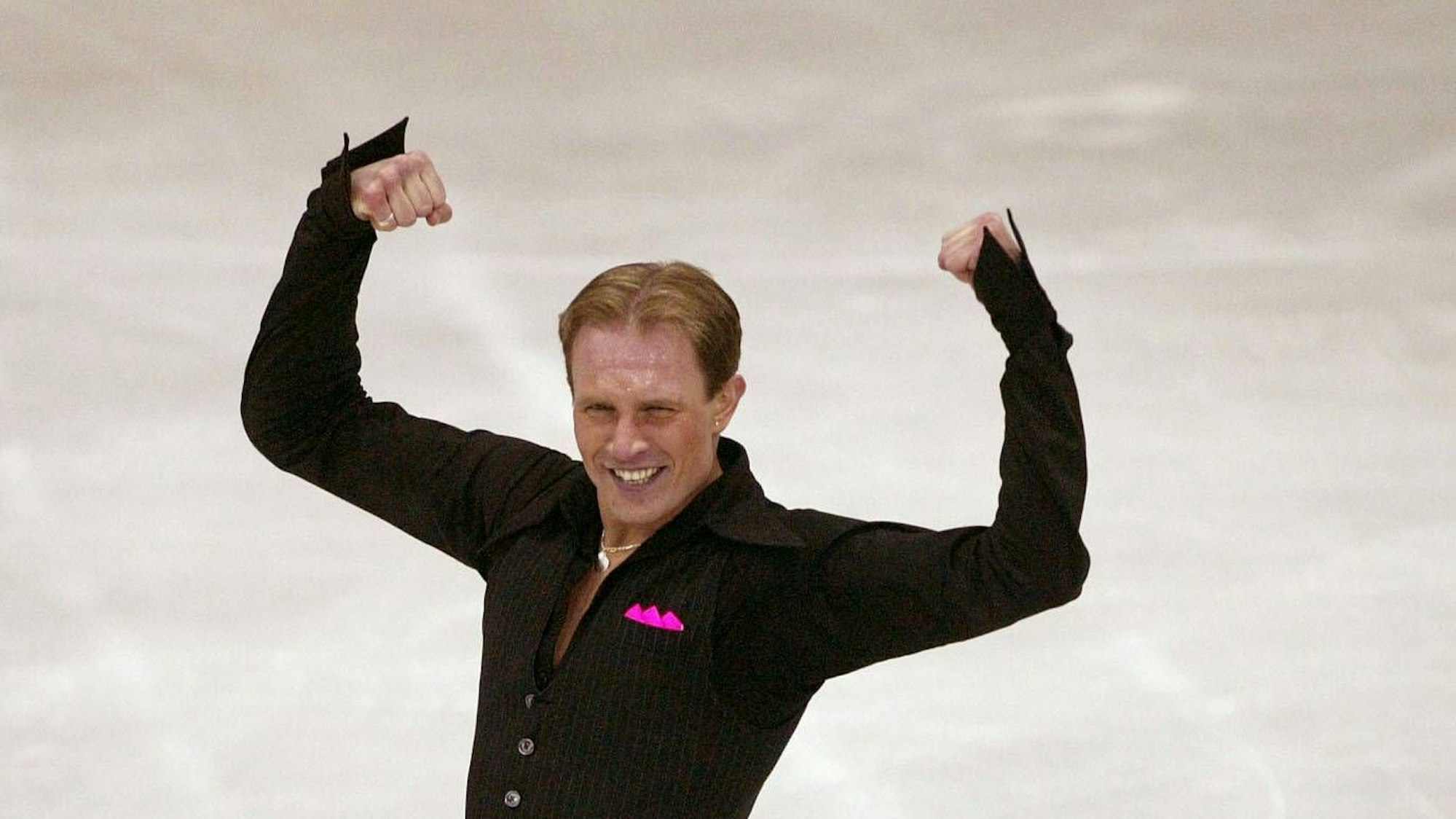 Roman Kostomarov zusammen mit Tatiana Navka bei der WM 2004.