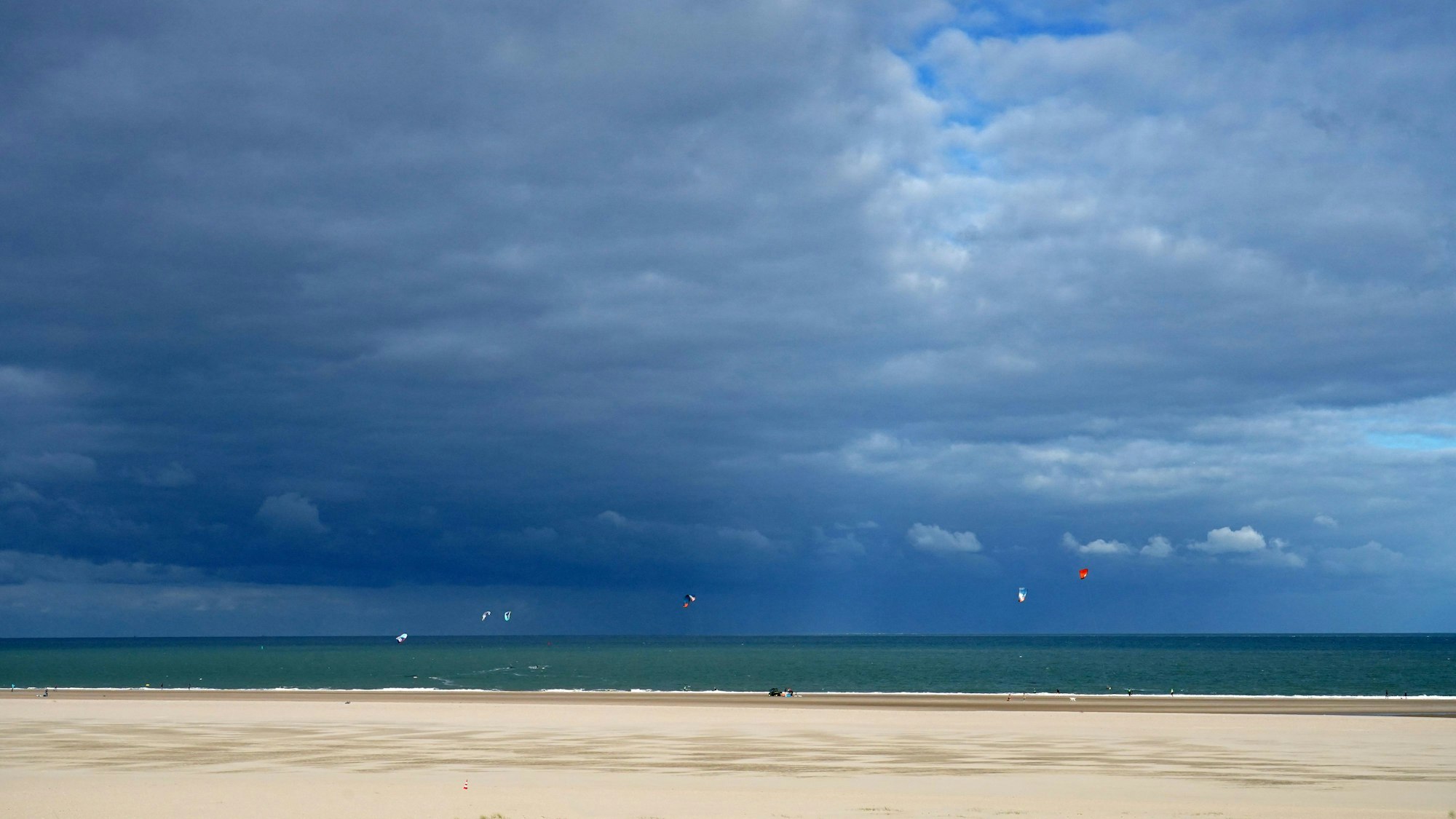 De Banjaard Strand bei Kamperland, Zeeland, Holland.