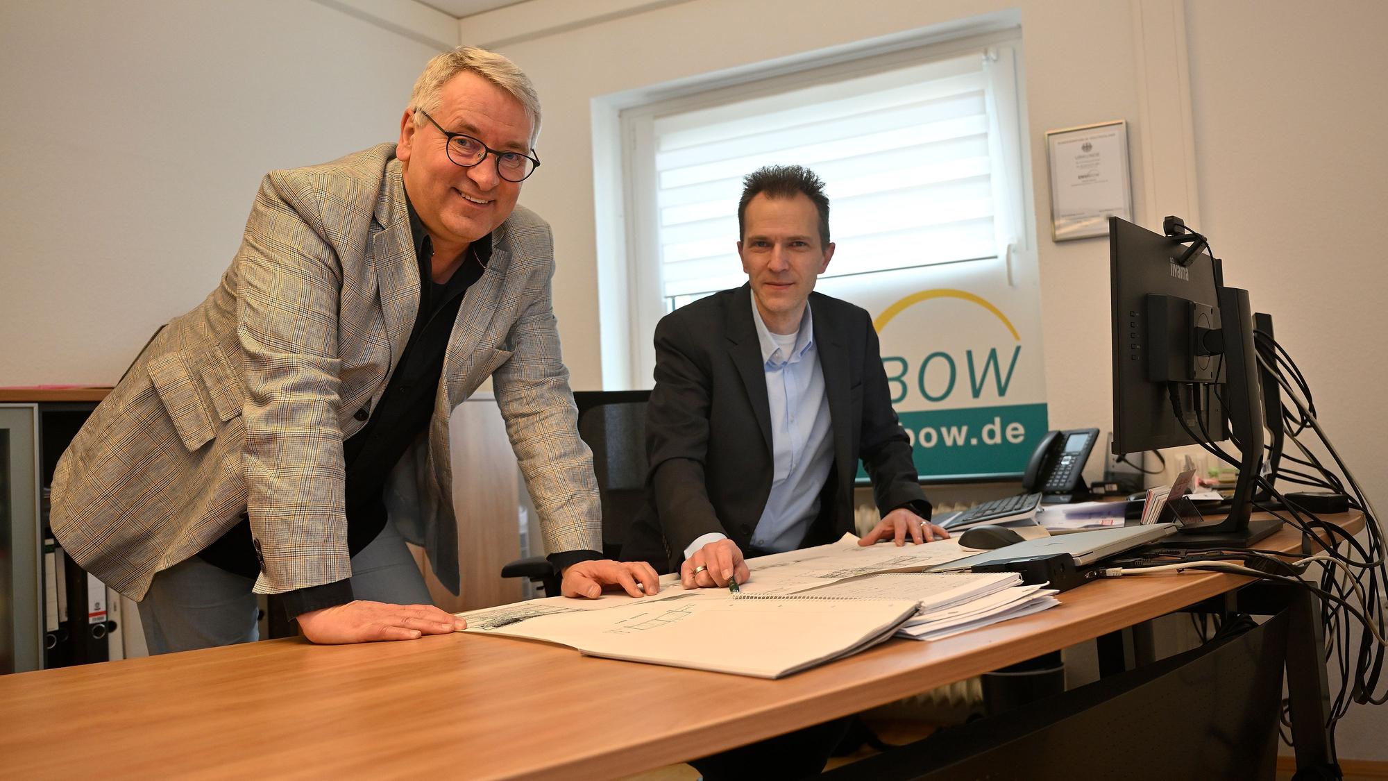 Generationenwechsel bei Firma Envibow. Norbert Weiß und Roman Scholl