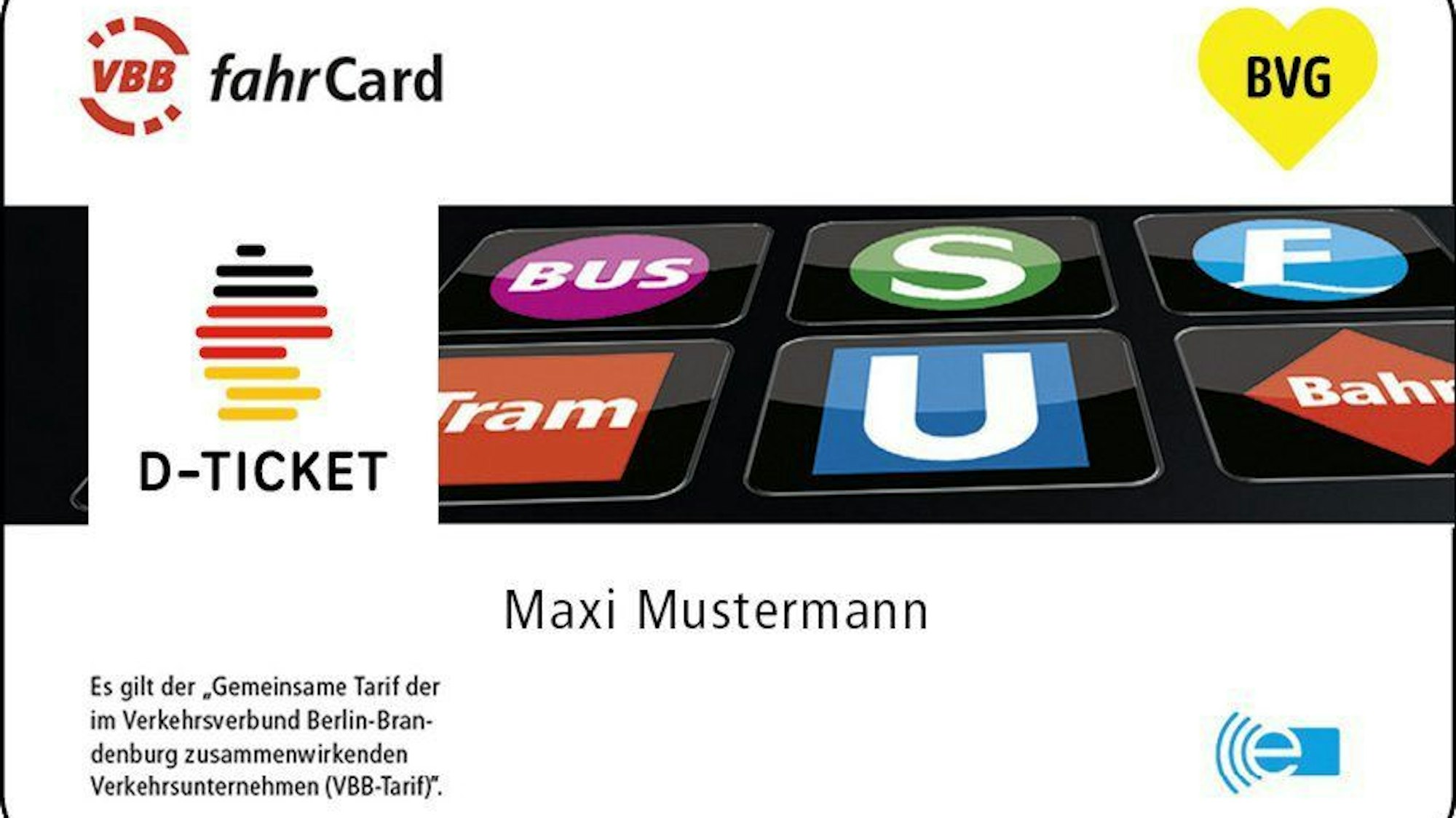 Das geplante 49-Euro-Ticket, auch Deutschlandticket genannt, wie es die Berliner Verkehrsbetriebe (BVG) ab sofort heraus geben. Das Nahverkehrsticket soll am 1. Mai starten.