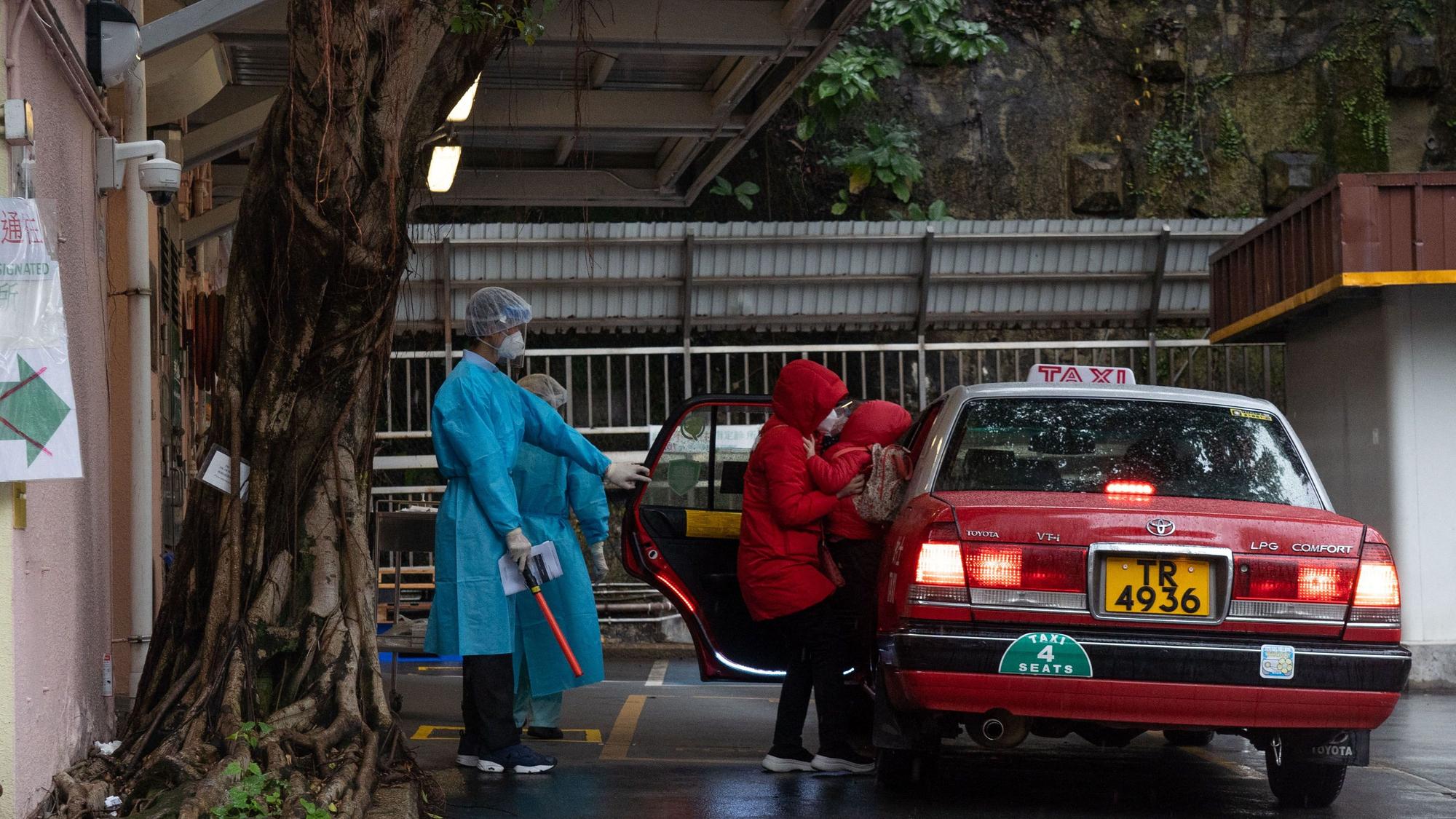 Taxi in Hongkong.