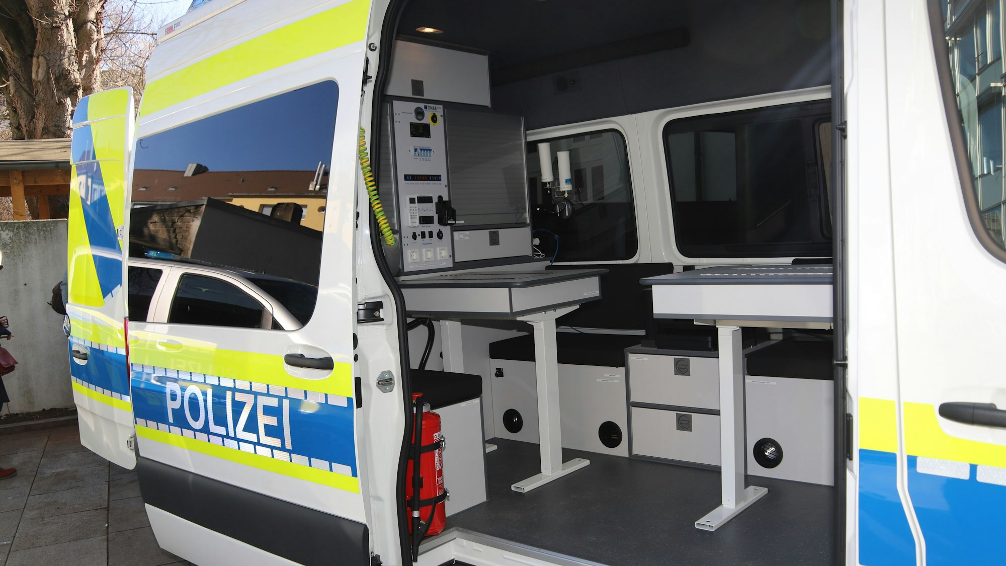 Der neue PrüfKw der Kreispolizei.