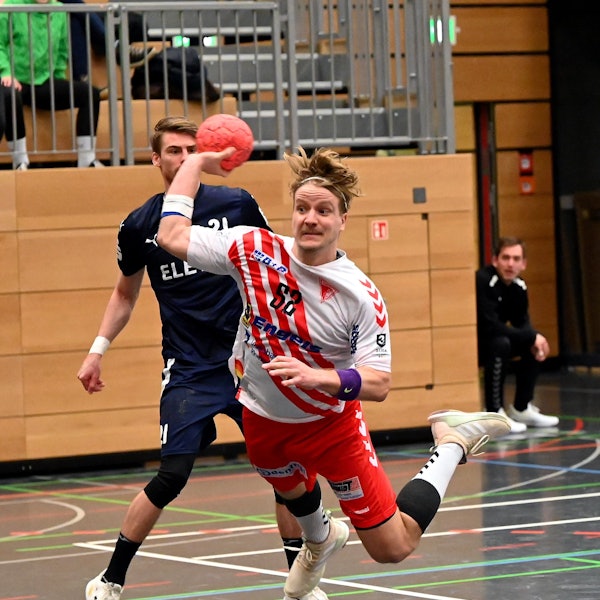 14.01.2023, Handball-Longericher SC köln-Gladbeck
vorne: Joscha Rinke (Longerich)
Foto: Uli Herhaus