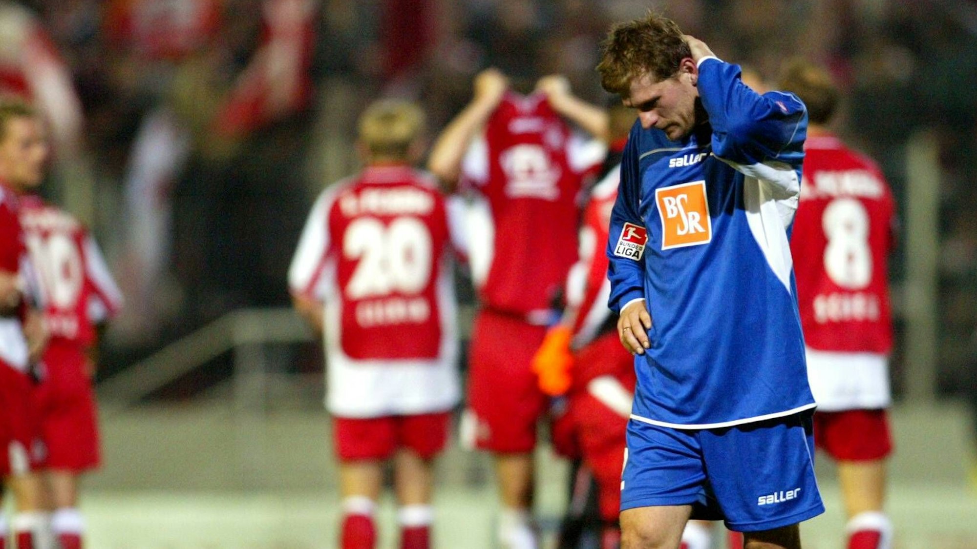 Im Oktober 2002 verlor Steffen Baumgart mit Union Berlin 0:7 beim 1. FC Köln.
