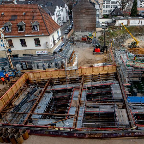 Die Baustelle am Waidmarkt