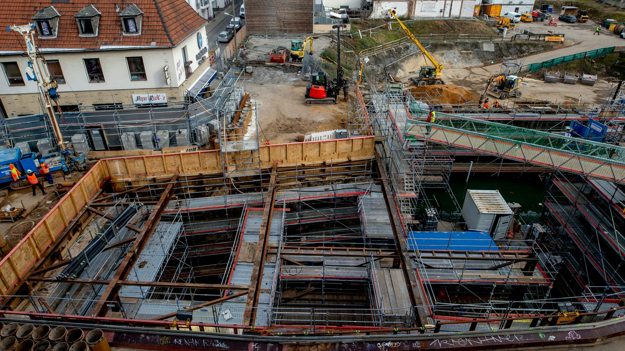 Die Baustelle am Waidmarkt