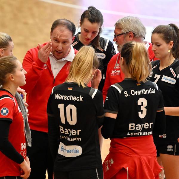 11.02.2023, Volleyball-Bayer Leverkusen-Berlin
TR: Dirk Sauermann (Bayer)
Foto: Uli Herhaus