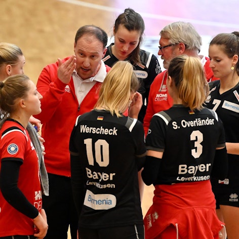 11.02.2023, Volleyball-Bayer Leverkusen-Berlin
TR: Dirk Sauermann (Bayer)
Foto: Uli Herhaus