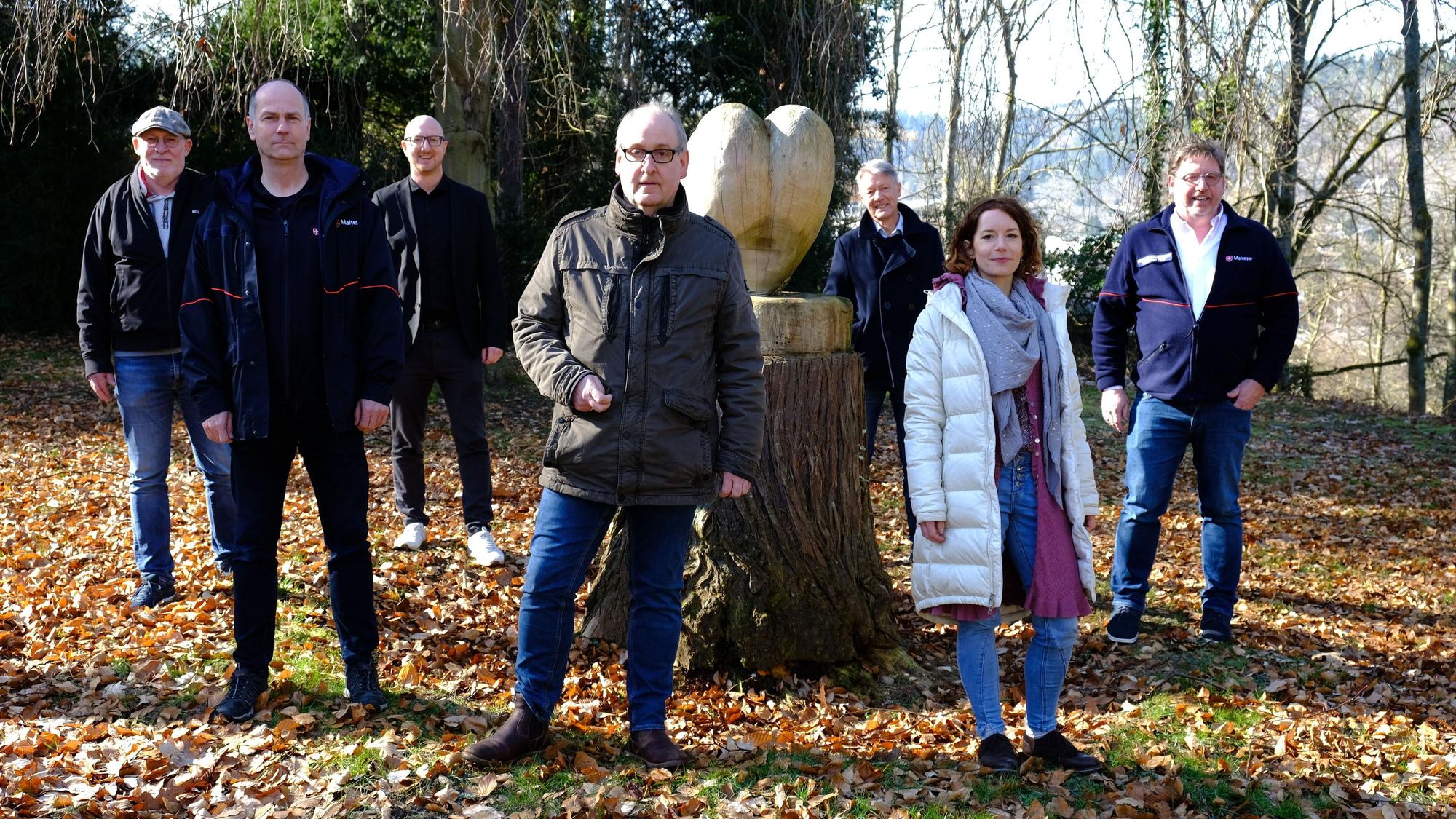 Vertreter der Kommunen und des Malteser Hilfsdienstes.