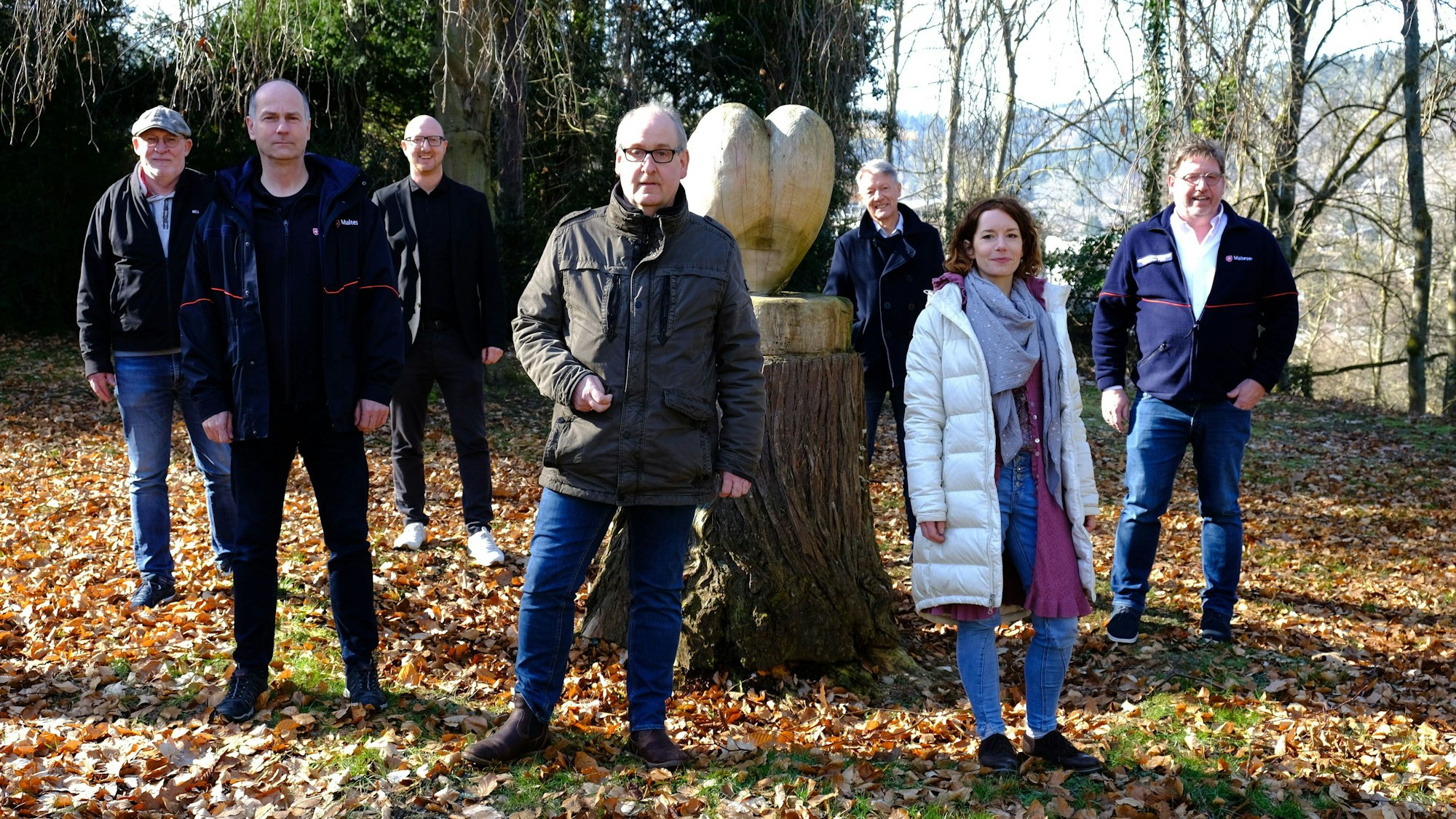 Vertreter der Kommunen und des Malteser Hilfsdienstes.