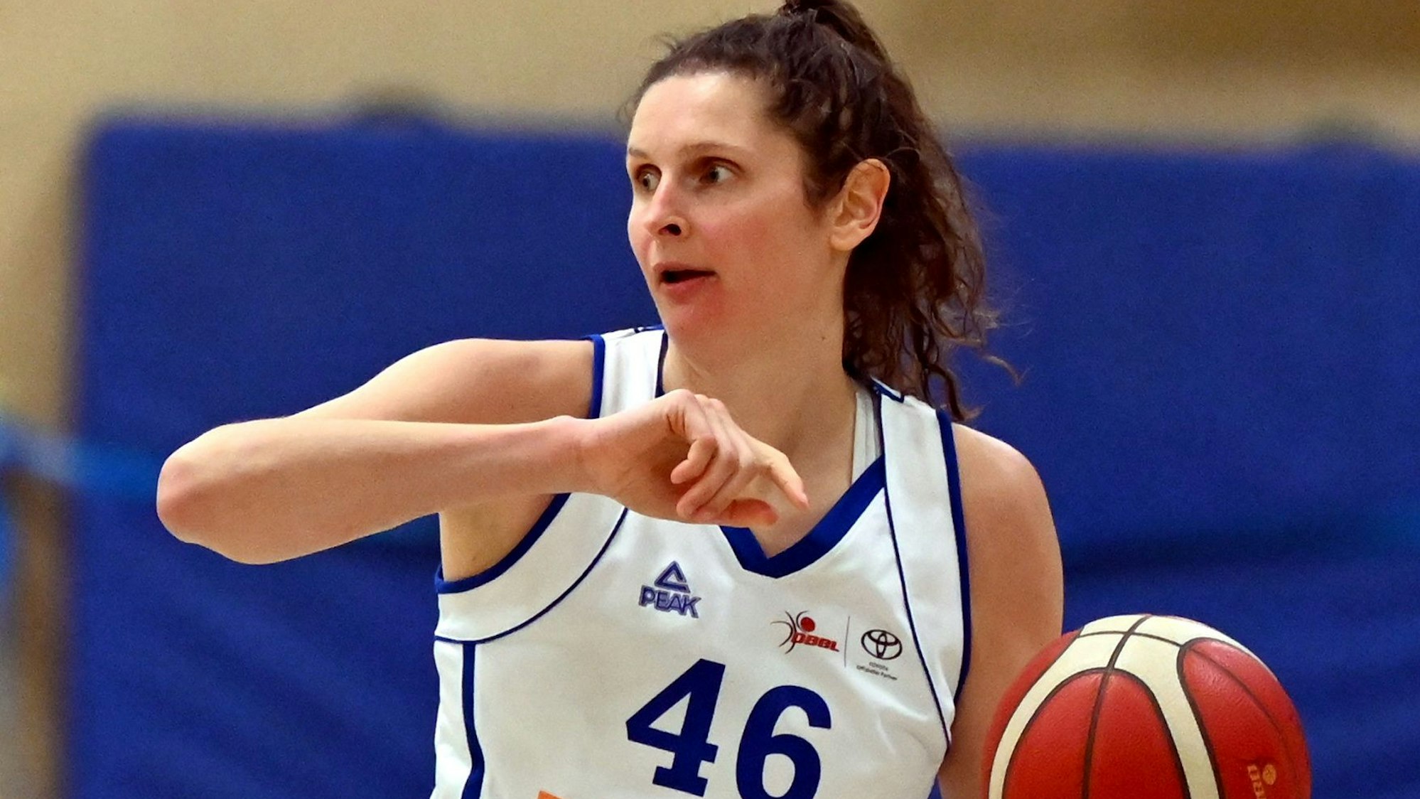 04.02.2023, Basketball-BBZ Opladen-Rotenburg
Romy Bär (BBZ Opladen)
Foto: Uli Herhaus