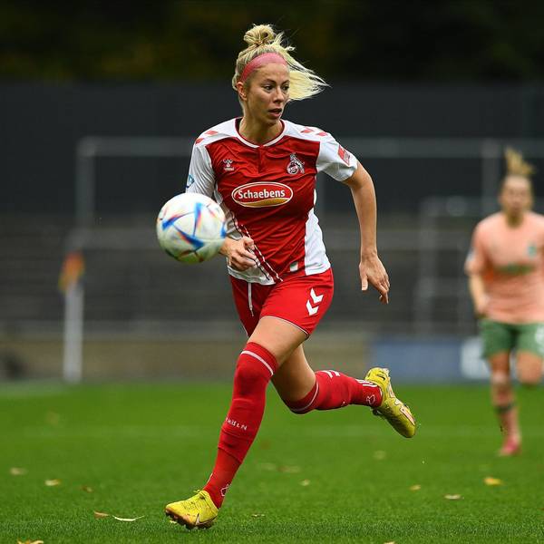 GERMANY, COLOGNE - OCTOBER 23, 2022: Sharon Beck. The match of Women Bundesliga 1.FC Koeln Frauen vs TSG 1899 Hoffenheim Frauen PUBLICATIONxNOTxINxRUS Copyright: xVITALIIxKLIUIEVx