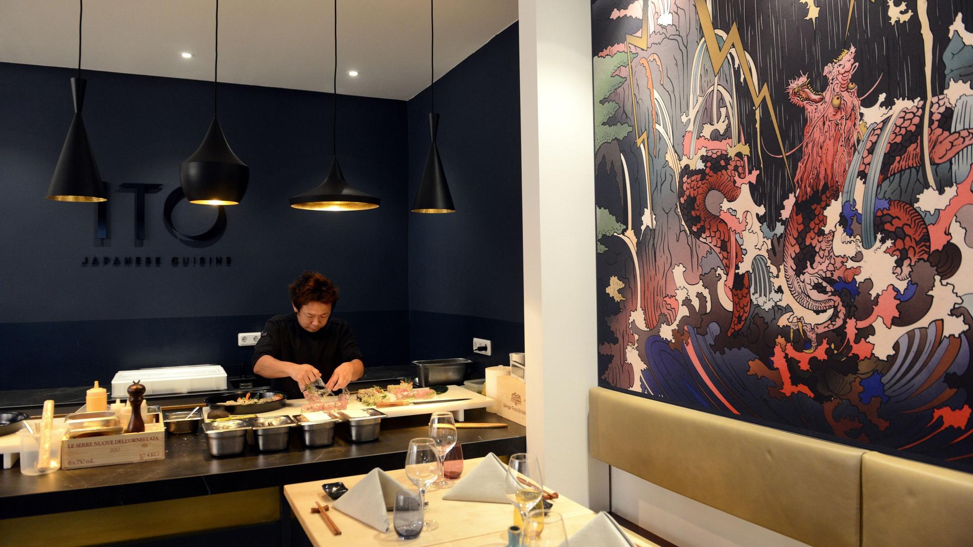 Kengo Nishimi im Restaurant Ito