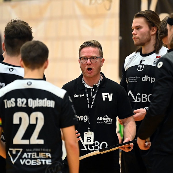 11.02.2023, Handball-Opladen-Emsdetten
TR: Fabrice Voigt (Opladen)
Foto: Uli Herhaus