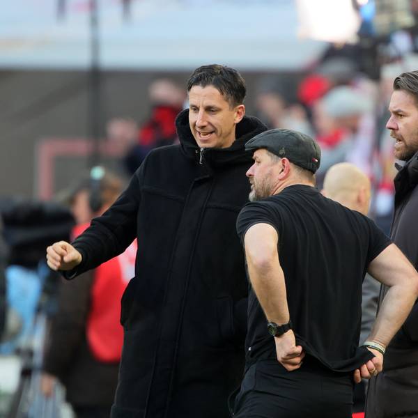 Christian Keller möchte, dass Trainer Steffen Baumgart dem 1. FC Köln länger erhalten bleibt als nur bis 2024.