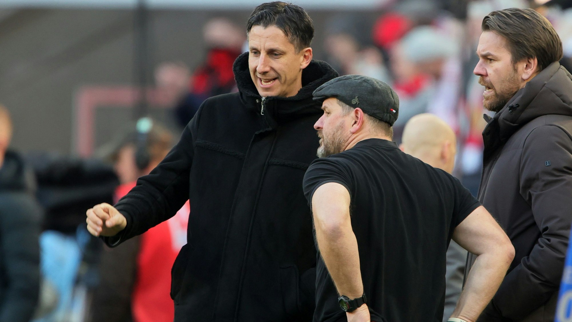 Christian Keller möchte, dass Trainer Steffen Baumgart dem 1. FC Köln länger erhalten bleibt als nur bis 2024.
