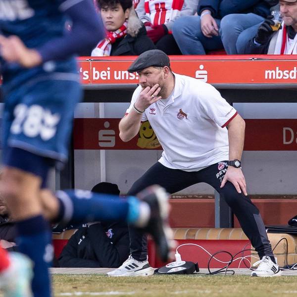 Steffen Baumgart hatte am Samstag in Berlin-Köpenick keinen Anlass, seine Mannschaft zusammenzupfeifen.