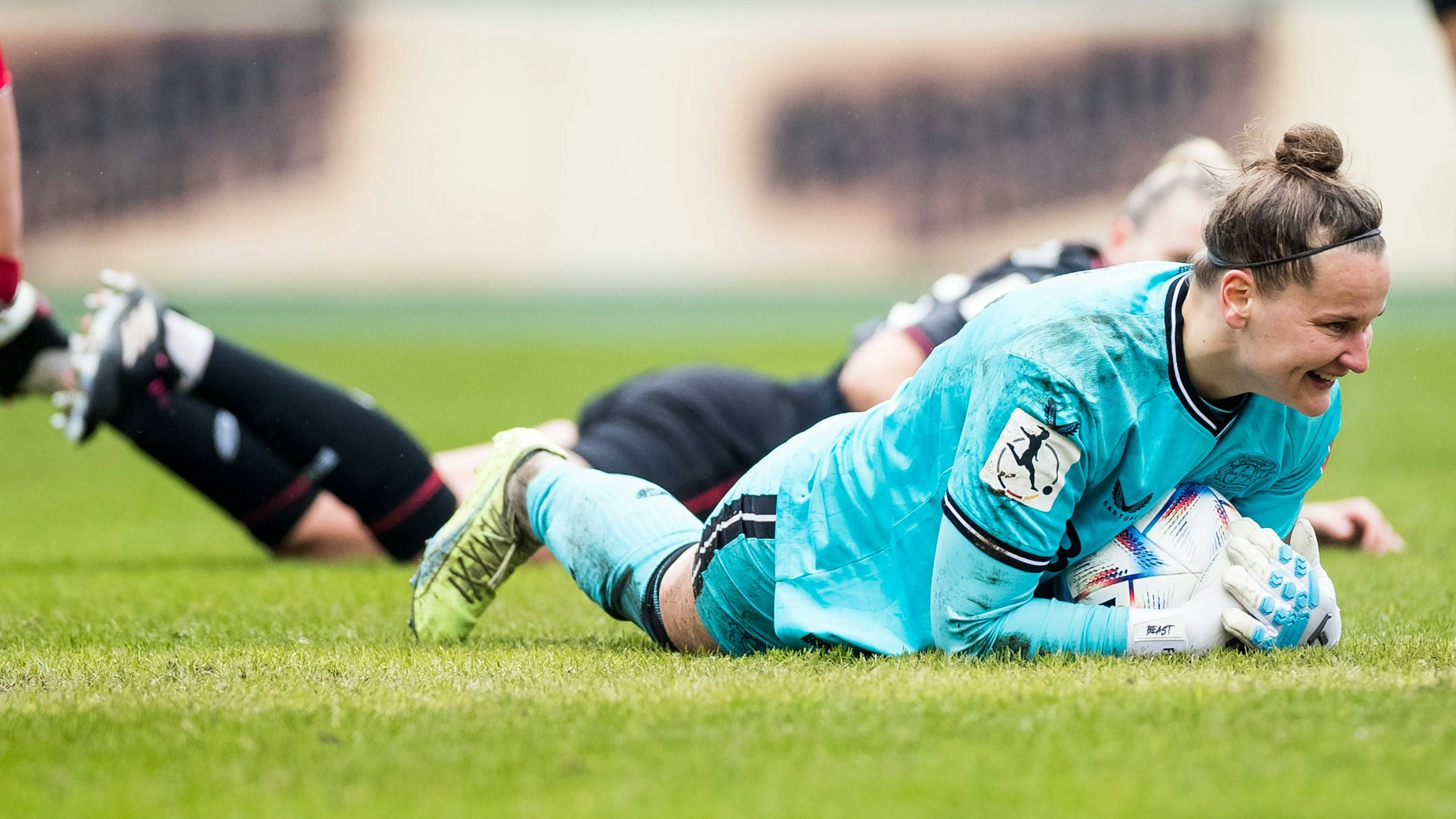 Leverkusens Torhüterin Friederike Repohl