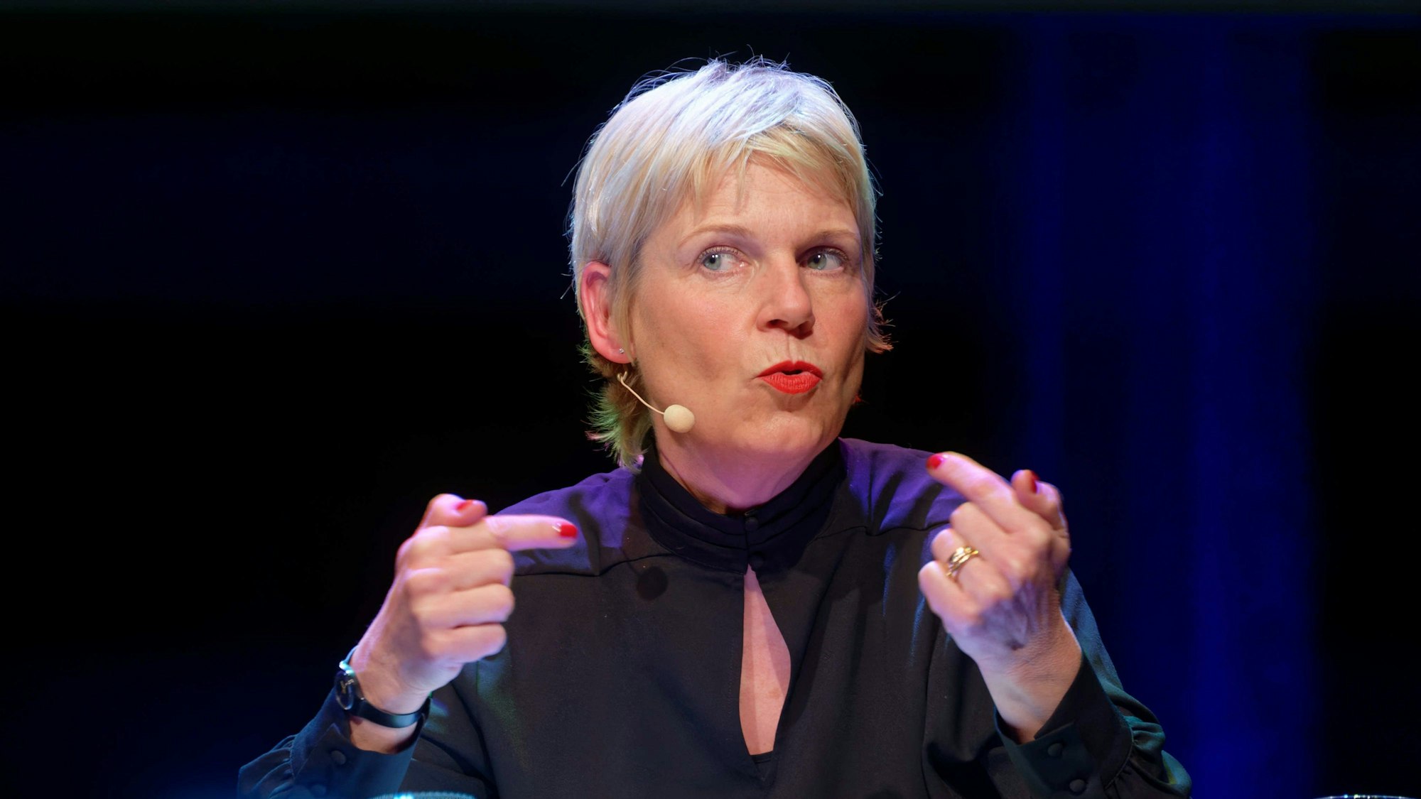 Die Schauspielerin Cordula Stratmann