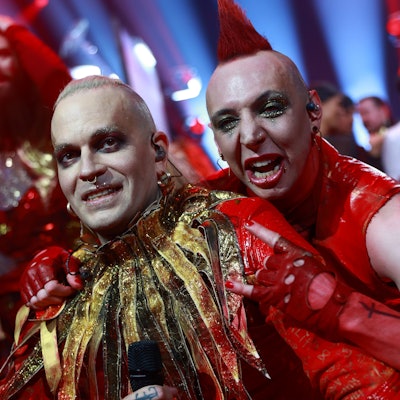 Lord of the Lost nach dem Sieg beim deutschen ESC-Vorentscheid.