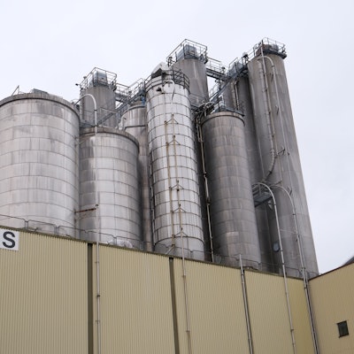 Die ehemaligen Silos auf dem Zanders-Werksgelände.