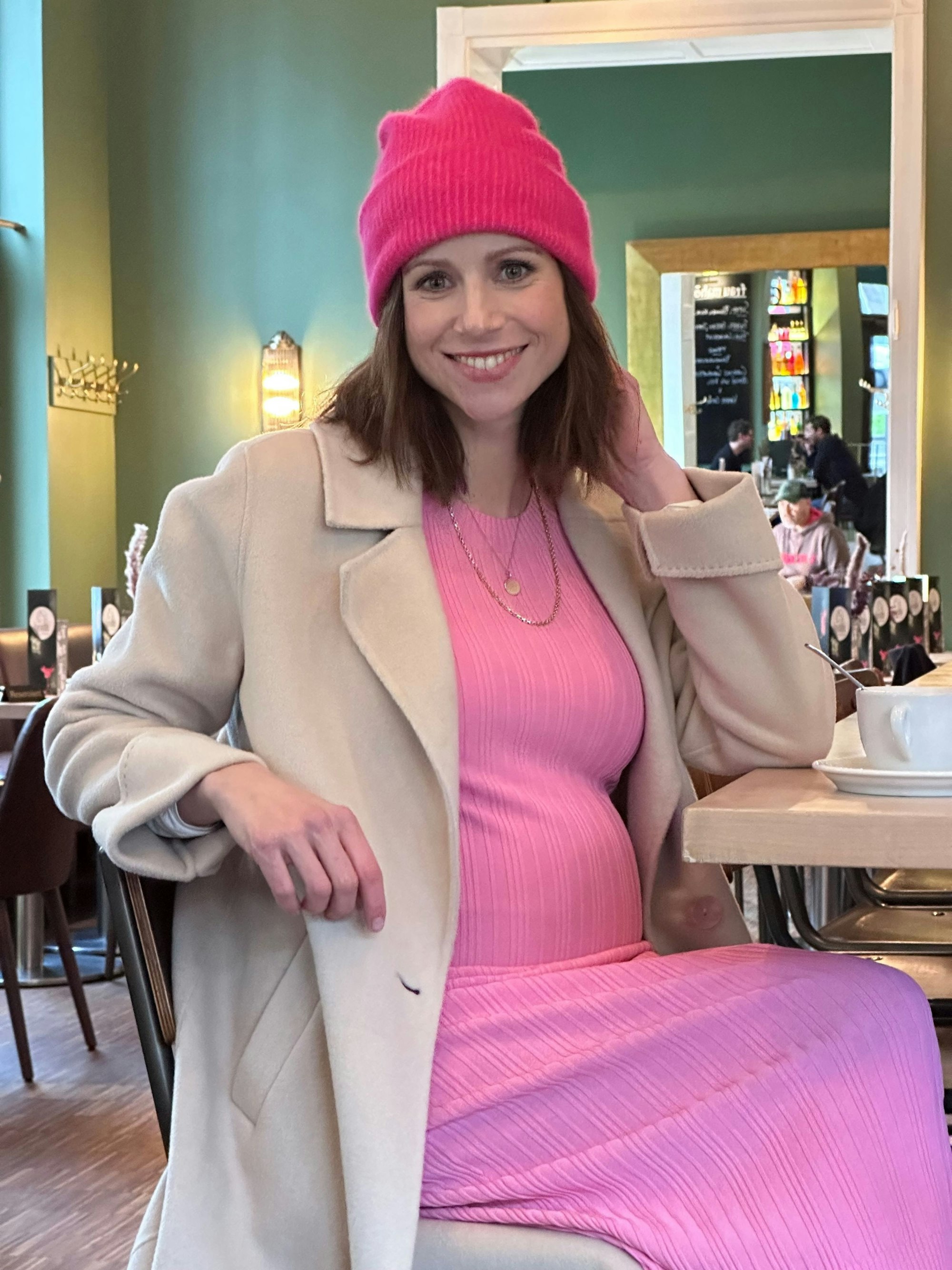 25.01.2023, Köln: Die Schauspielerin Kathrin Heß ist schwanger Foto: Stefan Worring