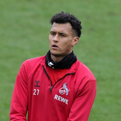 Davie Selke beim Training des 1. FC Köln.
