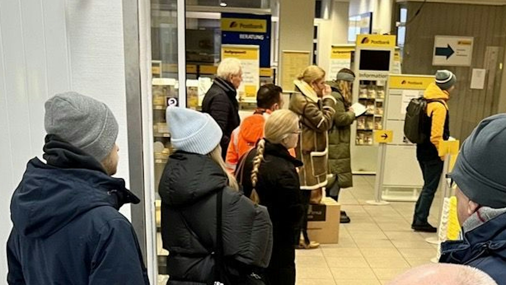 7. März 2023: Die Postfiliale Geibelstraße in Köln-Lindenthal