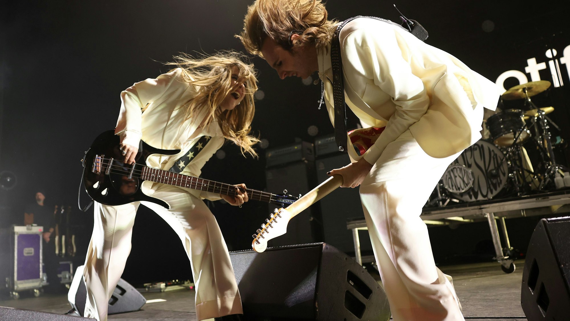 Maneskin bei einem Konzert in West Hollywood im Februar 2023.