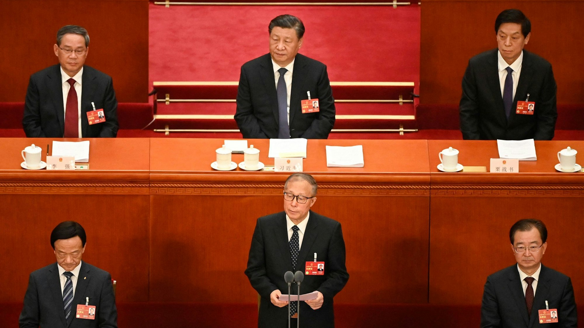 Chinas Staatspräsident Xi Jinping am Dienstag in Peking.