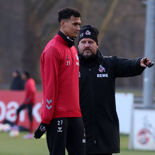FC-Trainer Steffen Baumgart wünscht seinem Stürmer Davie Selke nun eine längere Zeit ohne Verletzungen und Krankheiten.