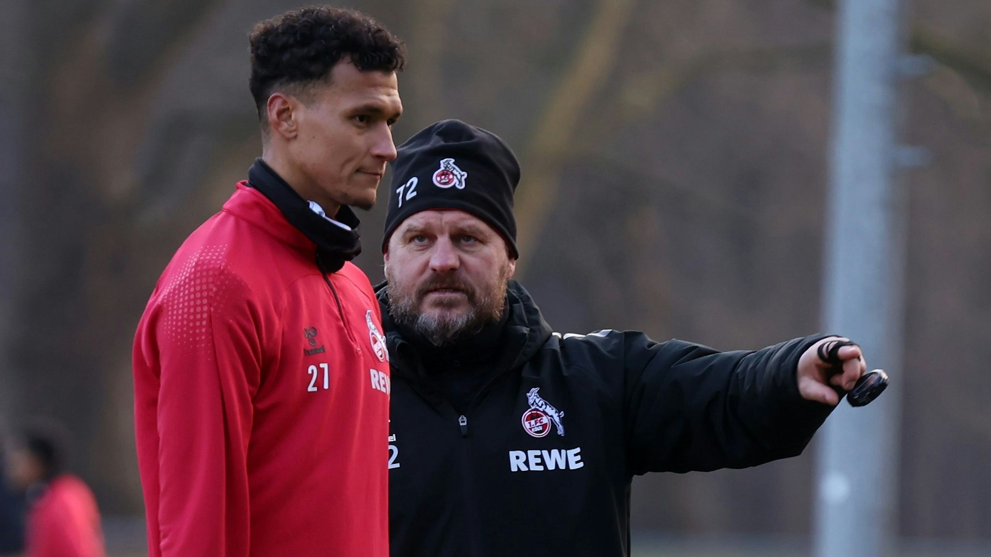 FC-Trainer Steffen Baumgart wünscht seinem Stürmer Davie Selke nun eine längere Zeit ohne Verletzungen und Krankheiten.