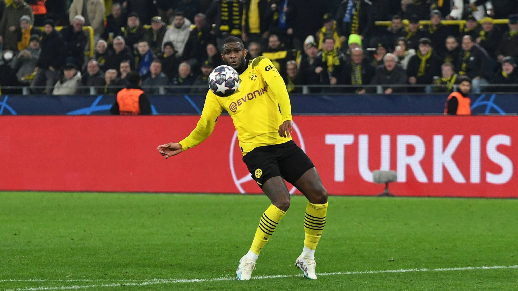 Anthony Modeste beim Achtelfinalhinspiel gegen Chelsea London.