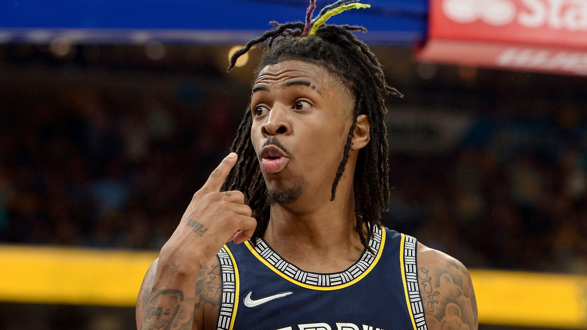Basketball-Profi Ja Morant, Starspieler des NBA-Teams Memphis Grizzlies.