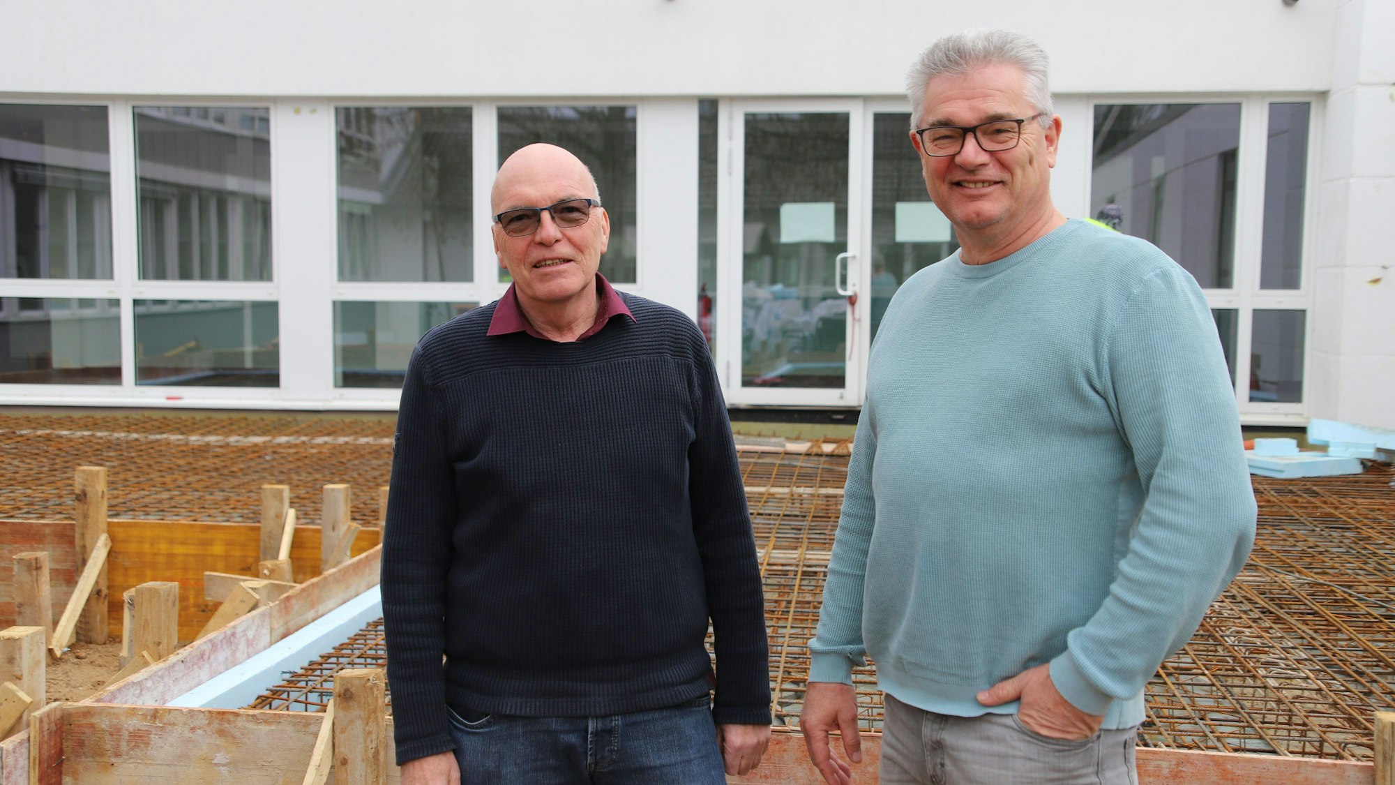 Der Vorsitzende Franz Alfter (l.) und Vorstandsmitglied Georg Fox