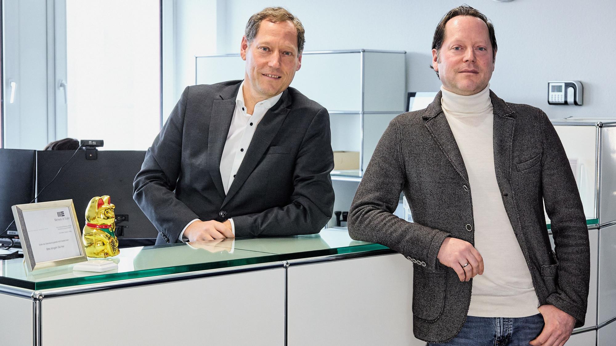 Thomas (l.) und Michael Euler, Geschäftsführer der Wirtschaftsprüfungs - und Steuerberatungsgesellschaft Meiners & Euler Treuhand GmbH.
