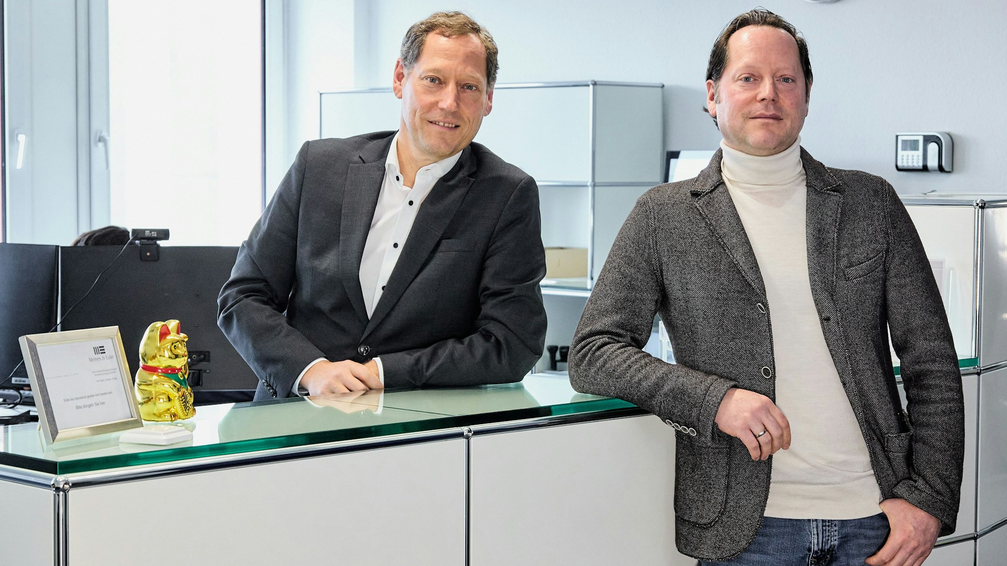 Thomas (l.) und Michael Euler, Geschäftsführer der Wirtschaftsprüfungs - und Steuerberatungsgesellschaft Meiners & Euler Treuhand GmbH.