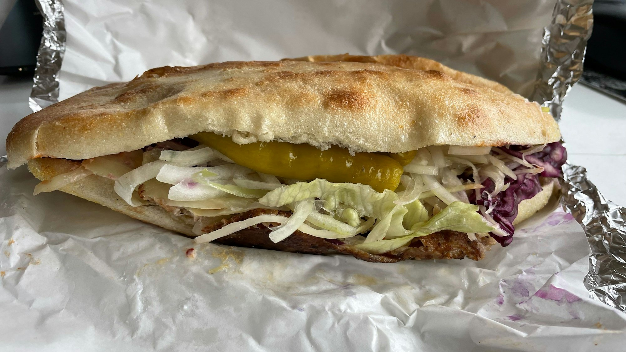 Der Döner von Oruc Kebap.