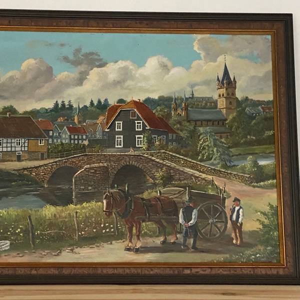 Ein Gemälde von Hermann Wegerhoff.