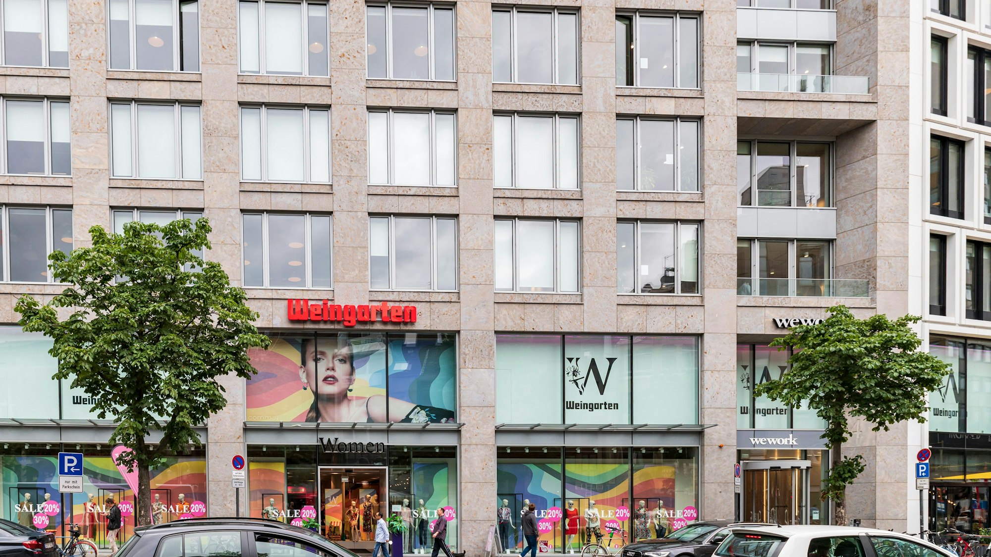 Das Modegeschäft Weingarten von außen.