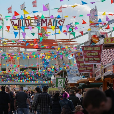 Wilde Maus Stand auf der Kirmes