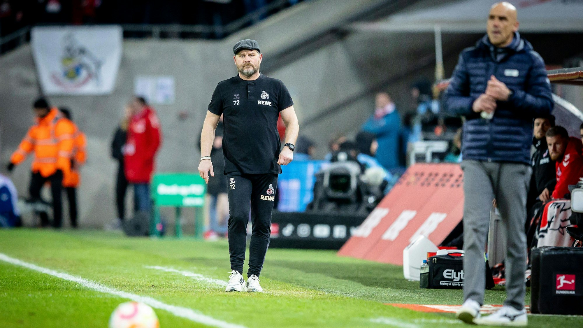 Baumgart am Spielfeldrand