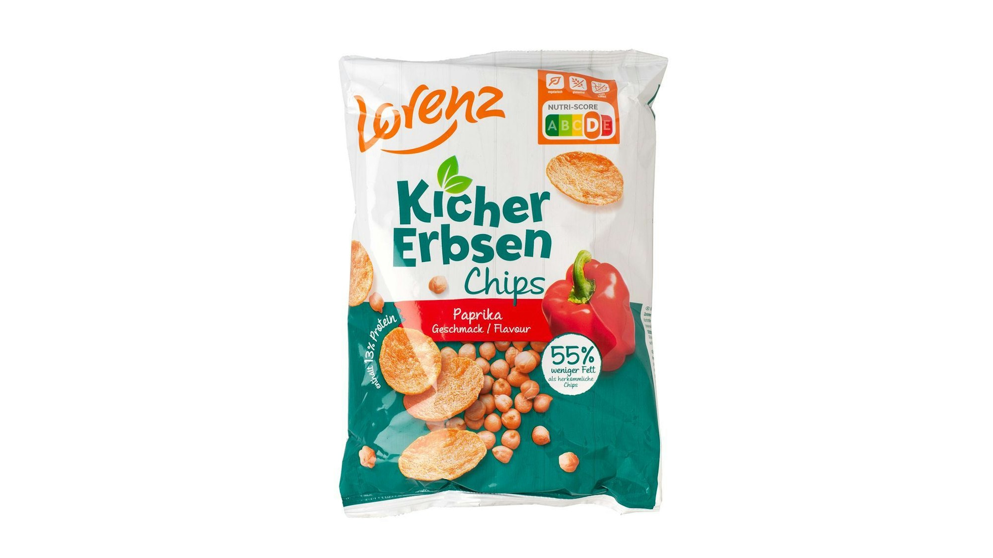 Die Chipspackung von Lorenz mit Paprikageschmack.