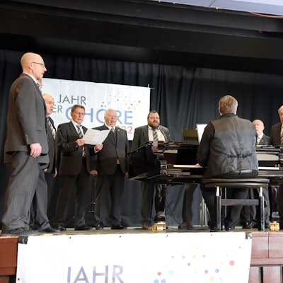 ds Jahr Der Choere 2022 Ehrungen des Kreischorverbandes Oberberg in der Aula Bielstein