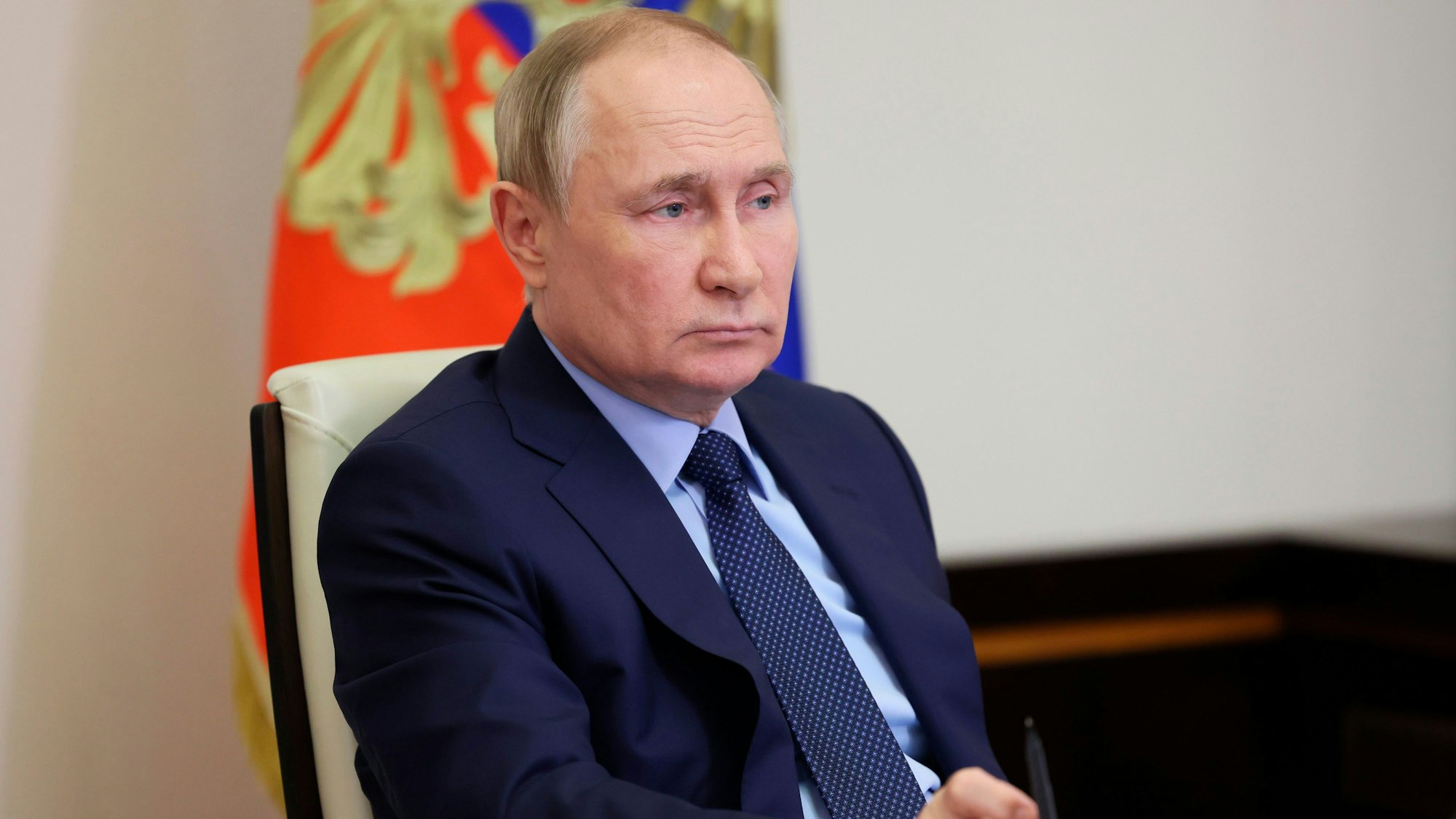 Russlands Präsident Wladimir Putin muss sich Kritik von den eigenen Soldaten gefallen lassen. (Archivbild)