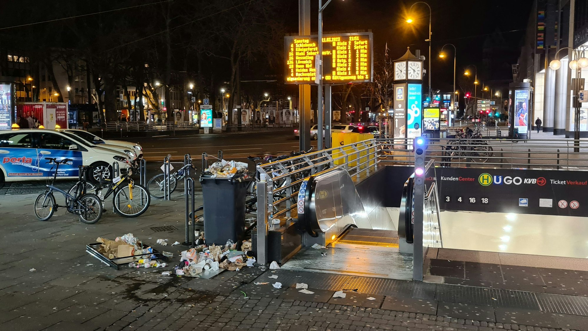 Die AWB plant eine Intensivreinigung rund um den Neumarkt. (Archivbild)